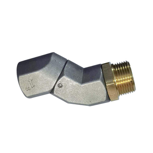 1 Inch NPT Fuel Hose Swivel 360 Rotating Connector for Fuel Nozzle Multi Plane Fuel Plane Swivel...