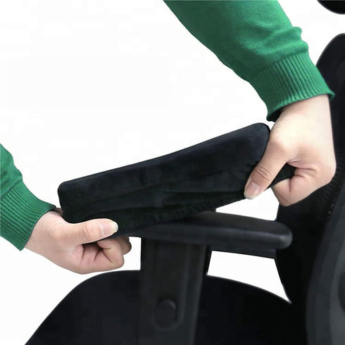 Ergonomic Memory Foam Armrest Pads for Office Chair Comfy Armrest Covers for Elbows and Forearms Pressure Relief Armrest Pillow Pads for Gaming Ch...