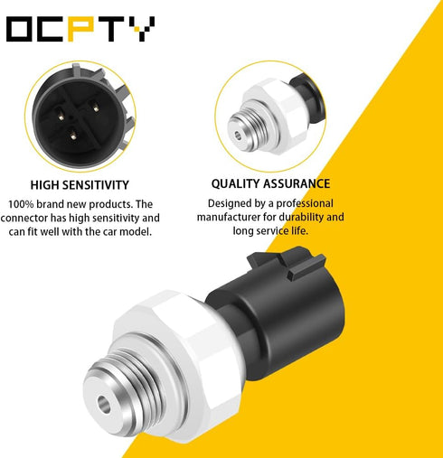 OCPTY Oil Pressure Sensor Switch 12673134 Fit for Chevy, for GMC, for Buick, for Cadillac, for Hummer - Silverado, Suburban, Tahoe, Impala, Trailb...