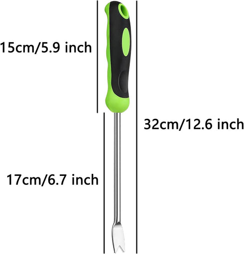 Hand Weeder Tool Stainless Steel Garden Weeding Tool,Hand Weeder Garden Weeding Removal Weed Puller Tool for Garden Lawn Farmland Transplant Garde...