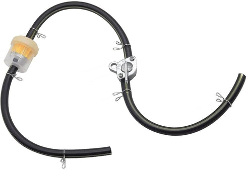 Gas Fuel Oil Filter Clamps Kits, Fuel Hose Inline Fuel Shut Off Valve Petcock Petcock Petrol Switch for ATV Go Karts Motorcycle Dirt Bike Mini Bik...