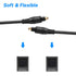 DaKuan 2 Pack Digital Optical Audio Cable - 6 Feet, Home Theater Fiber Optic Toslink Male to Male Gold Plated Optical Cables (1.8 Meters) for Home...
