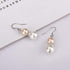 Pink White Shell Pearl Handmade Earrings Necklace Bracelet Jewelry Set for Women...