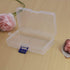 3pcs Clear Plastic Organizer Container Box, Containers Storage Box with Snap-Tight Closure Latch for Small Crafts,Jewelry Making & Sewing Crafts (...
