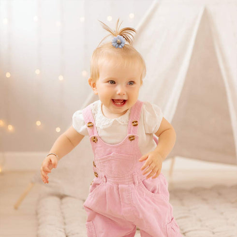 Baby Girls Nylon Elastic Headband Soft Flower Hair Band For Toddler Infant Newborn Set Of 10...