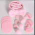 15 Pieces Set Dual-use Makeup Tool Set For Facial Cleansing With Sponges For Wet and Dry Use, Powder Puffs, Sponges, Beauty Blenders, and Towel Ha...