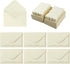 100 Pack Mini Envelopes with Blank Note Cards Small Self-Adhesive Envelopes Small Business Card Envelopes(4 x 2.7 Inches, Cream)...