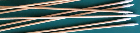 MG Chemicals 8112A Single Headed Tapered Cotton Swab Bonded on a 6" Birch Shaft, Bag of 100 swab (Pack of 100)...