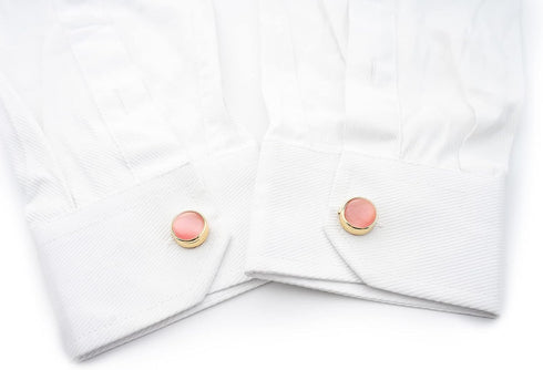 button covers for mens shirts button cover cufflinks cat eye button cover Ladies button covers (Golden-pink diameter 1.5cm)...