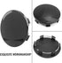 RTrhinoTuning 4 PCS 83mm Wheel Center Caps Compatible with Tahoe Suburban Yukon Escalade Rim, OD:3.27"(83 mm) ID: 3"(76.4 mm) Black Hubcaps...