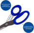 Tonic Studios Left Handed Scissors - All Purpose Heavy Duty Snips with Titanium Coating - Lefty Craft Tool for Fabric, Cardstock, and Vinyl - 8.5 ...