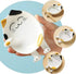 Ceramic Spoon Rest for Kitchen, Multifunctional Cute Cat Shape Cooking Utensil Holder Coffee Spoon Rest Pot Lid Rack Ladle Rest Spatula Utensil Re...