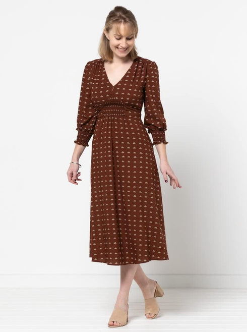 Style Arc Sewing Pattern - Philomena Woven Dress (Sizes 10-22)...