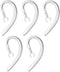 Ear Hooks 360° Rotatable Multi-Dimensional Adjustable Soft Silicone Universal Headset Clips Anti-Slip Sports Clamp Loop Replacement 5Pcs 7mm...