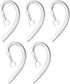 Ear Hooks 360° Rotatable Multi-Dimensional Adjustable Soft Silicone Universal Headset Clips Anti-Slip Sports Clamp Loop Replacement 5Pcs 7mm...