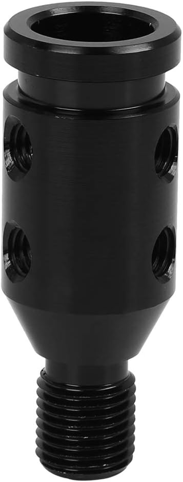 X AUTOHAUX M12 X 1.25 Car Universal Black Gear Shift Knob Adapter for Non Threaded Shifter...