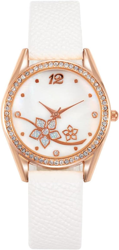 CdyBox Wholesale PU Leather Strap Watch 6 Pack Mother Day Gift Bling Rhinestone Ladies Women Watches...