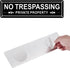 Kichwit 2 Pack Private Property No Trespassing Metal Sign for House Door or Fence, Aluminum, 11.8 x 3.1 Inches...