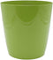 The HC Companies 6 Inch Aria Round Self Watering Planter - Plastic Plant Pot for Indoor Outdoor Plants Flowers Herbs, Glossy Green...