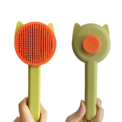 10PCS Cat&Dog Grooming Brush Kit,Self-Cleaning Grooming Brush Removes Loose Hair?Pet bath brush,Bath Massage Glove Brush, Nail Clipper, Flea Comb...