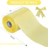 TONIFUL 4 in x 22Yds Wide Canary Yellow Light Yellow Satin Ribbon Solid Fabric Large Ribbon for Cutting Ceremony Kit Grand Opening Chair Sash Tabl...
