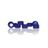 HPLC Pre-slit 9-425 Screw Thread Vial Blue Caps, 9mm, Blue PTFE/White Silicone Septa, 100 pcs/pk...