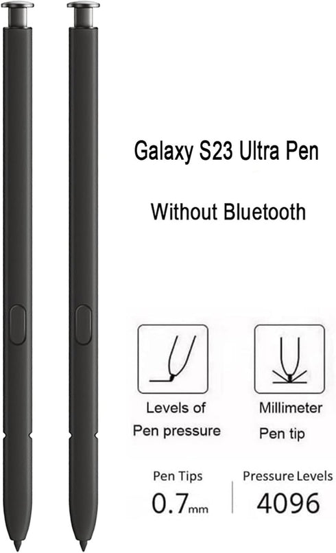 2 Pcs Galaxy S24 Ultra Pen Replacement for Samsung Galaxy S24 Ultra 5G Touch Stylus Pen, Galaxy S24 S Pen Without Bluetooth Replacement Tips/Nibs ...