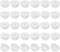 PATIKIL 6.5mm Diameter Silicone Round Snap, 30 Pcs in Type Locking Furniture Hole Plug Button Protective Cover Cap Head Fit for 2.5-6.5mm Hole for...