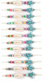 COLORFUL BLING 12Pc Adjustable Natural Sea Shell Starfish Cowries Strand Bracelets Handmade Braided Turtle Tortoise Beads Bracelet for Women Girls...