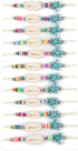 COLORFUL BLING 12Pc Adjustable Natural Sea Shell Starfish Cowries Strand Bracelets Handmade Braided Turtle Tortoise Beads Bracelet for Women Girls...