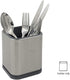 Flatware Holder Stainless Steel Small Utensil Crock - 4.6 Tall...