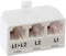 THE CIMPLE CO 2 Pack, White - 2 Line Phone Splitter - 3 Way Telephone Divider (1, 2, and Twin Lines) with RJ11 Keystone Jack - Adapter - 2 Pieces,...