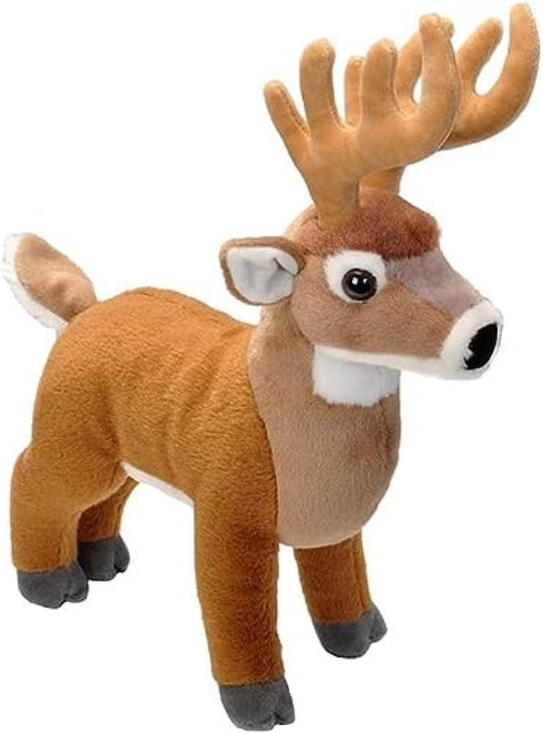 Wild Republic White Tail Buck Plush, Stuffed Animal, Plush Toy, Gifts for Kids, Cuddlekins 12 Inches...
