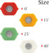 4Pcs Pressure Washer Spray Nozzles Multiple Degrees 1/4" Quick Connection Spray Tips...