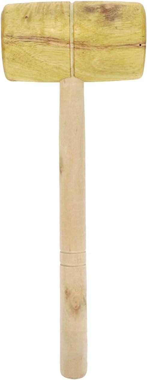 Wood Hammer Cross-stitch Mold Wood Mallet Wood Barrel Shaped Mallet Woodworking Hand Tool...