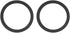 uxcell Black 4.5 Inch EVA Foam Speaker Edge Surround Rings Replacement Parts for Speaker Repair or DIY 2Pcs...