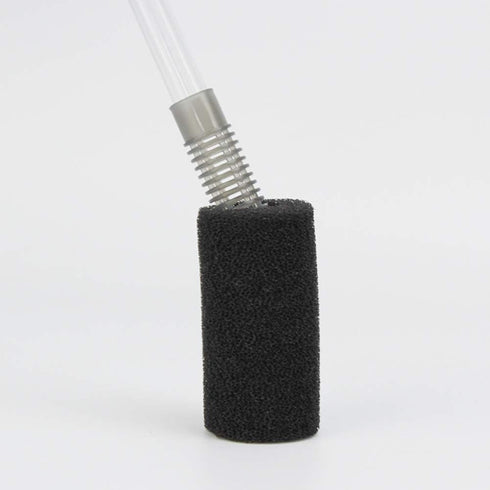 lasenersm 12 Pieces Pool Hose Tail scrubbers High Density Sweep Hose Scrubber Tail Sweeps Scrubber Replacement Pool Pre-Filter Intake Sponge as Po...
