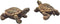 MAOMIA 2 Pcs Miniature Turtle Figurines, Fish Tank Decoration Fairy Garden Teutle Landscape Decor Ornament...