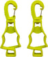 Seibertron Patented Glove Clips, Work Gloves Grabber Holder Clip to Pants, 2 Pieces Fluorescent Yellow...