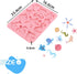 2 Pcs Silicone Fondant Mold Marine Theme Molds Seashell Starfish Soap Molds Cake Mold for Mermaid Theme Cake Decoration Baking Tools Party Decor...