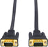 DTech 5M Ultra Thin Flat Type Computer Monitor VGA Cable Standard 15 Pin Male to Male Connector SVGA Wire 16 Feet - Black...