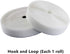Sew on Hook and Loop Tape 3/4 Inch Width, Non-Adhesive Sticky Back, Sewing Fastening Tape Nylon Fabric Fastener Interlocking Tape Sewing Fasteners...