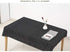 Bringsine Fashion Classic Rectangular Cotton Linen Table Cloth Black Check Tablecloth Vintage Dinner Picnic Home Deco(Square, 36 X 36 Inch)...