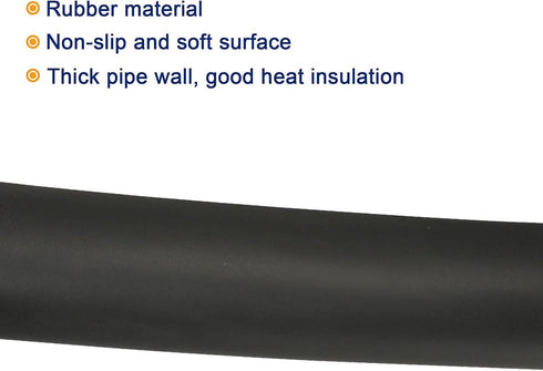 MECCANIXITY Pipe Insulation Foam Tube Lagging Insulation Pipe 23mm ID 33mm OD 6.6ft Heat Preservation for Handle Grip Support...