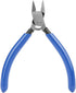Jeanoko 4inch Electrical Wire Pliers Chrome Vanadium Steel Side Cutting Nippers Wire Cable Cutters Flush Pliers Diagonal Plier for Cutting Wire El...