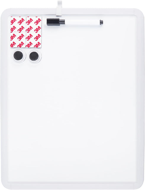 Dry Erase Board, 14 x 11 inches Magnetic Whiteboard, Includes a Black Dry Erase Marker, 2 Magnets...