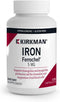 Kirkman - Iron Ferrochel 5mg - 120 capsules - Aids Hemoglobin & Myoglobin Production - Supports Red Blood Cells Formation - Hypoallergenic...