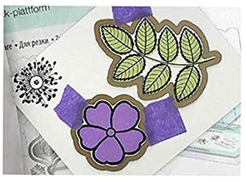 3 Rolls Purple Art Craft Tape Removable Masking Tape Multi Purpose Tape for DIY Labeling Decoration, 1/2 Inch x 40Yards and 1.5 Inches x 20 Yards...