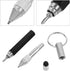 3 Pieces Multi tool Pen 6-in-1 Stylus Pen,Small Mini Scale Spirit Level Touch Pen,Stylus Pen,Level and Ruler for Pen Accessory......