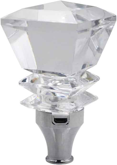 Crystal Diamond Shape Car Gear Stick Shift Shifter Knob Universal fit for Most Manual Transmission or Automatic Transmission Without Lock Button, ...